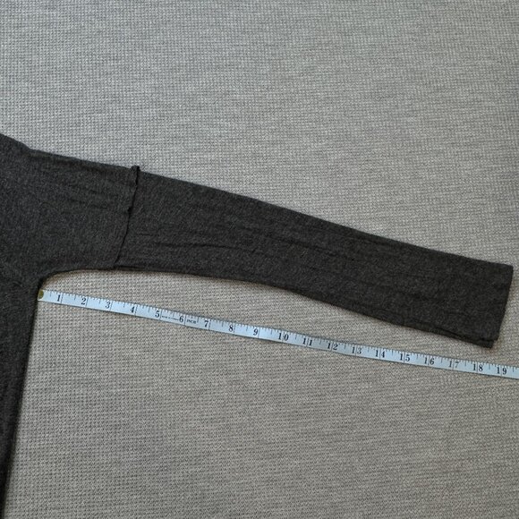 Mornings + Mimosas Graphic Long Sleeve Top Well Worn Los Angeles Dark Gray Sz XS - Picture 10 of 11